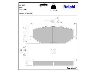 Bremsbelagsatz, Scheibenbremse