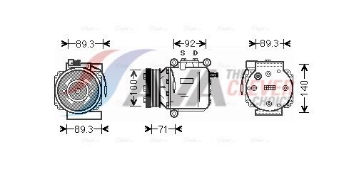 Kompressor, Klimaanlage