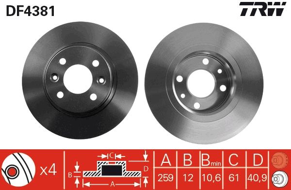 Brake Disc DF4381