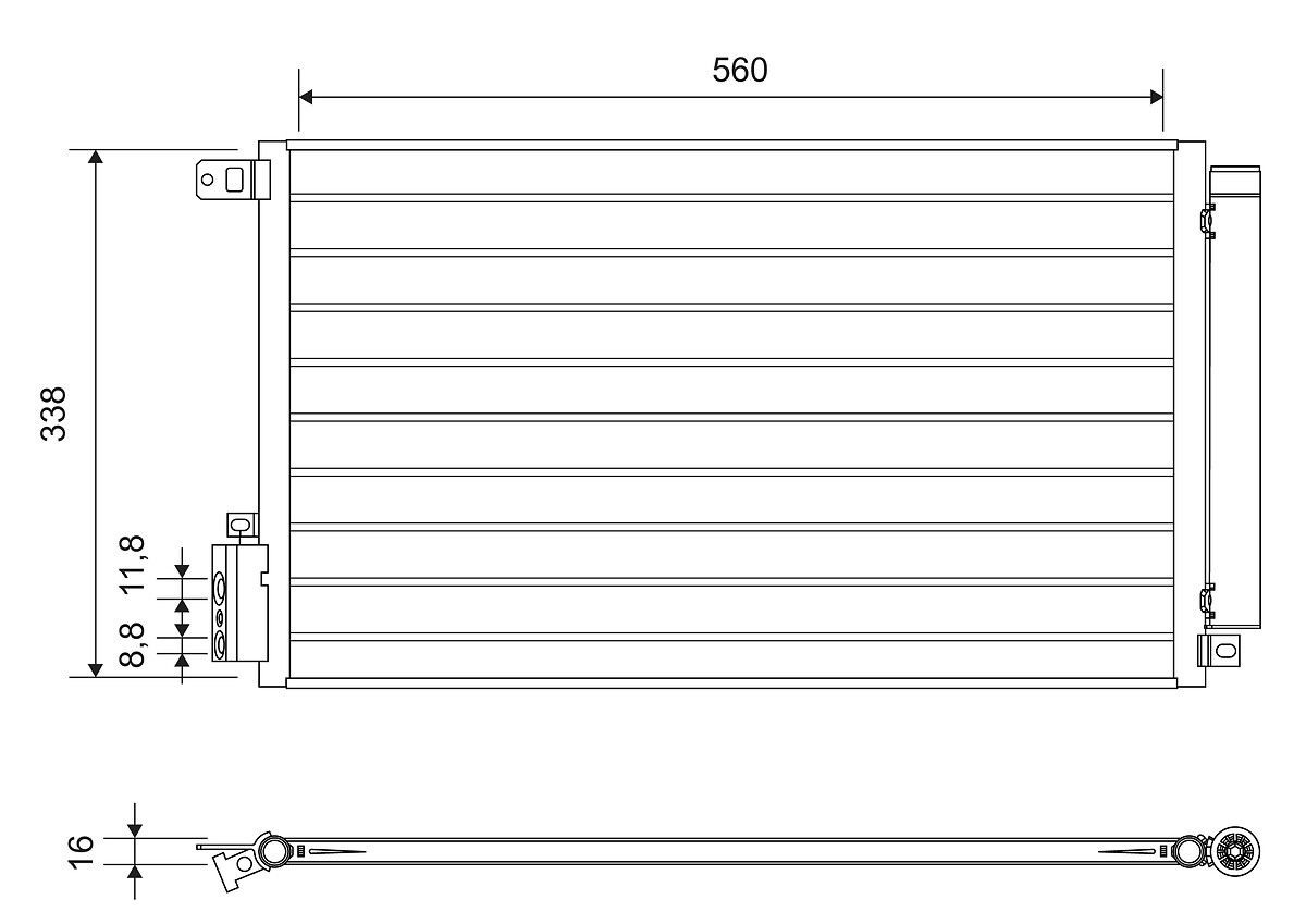 Kondensator, Klimaanlage