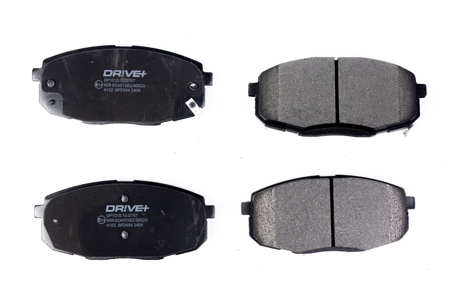 stabdžių trinkelių rinkinys, diskinis stabdys DP1010.10.0797 Dr!ve+