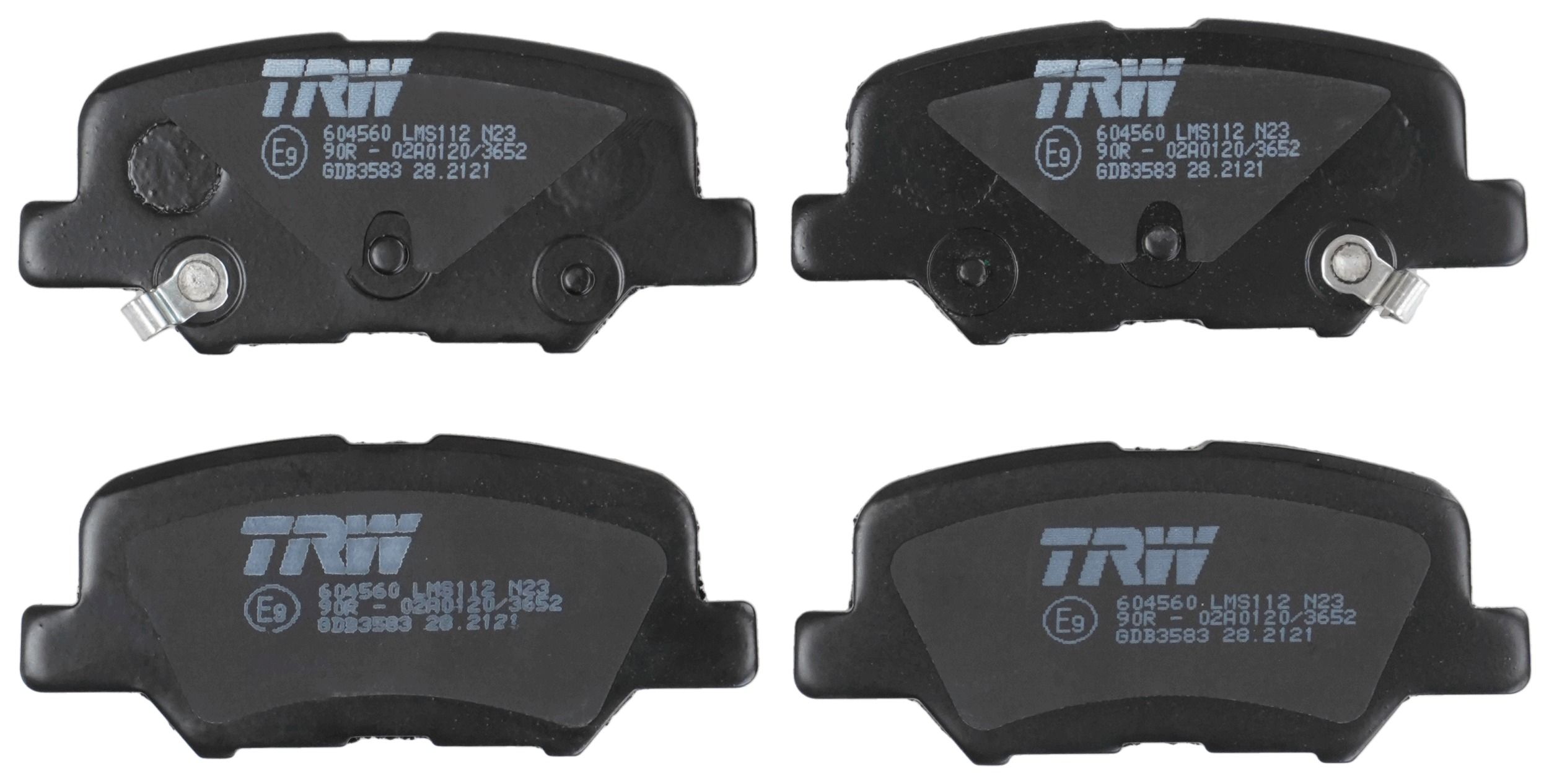 TRW DISC BRAKE PADS - TecDoc 2