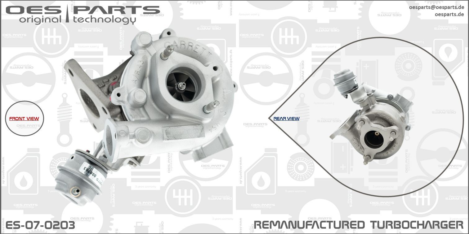 OES PARTS ES-07-0203 - Lader, Aufladung