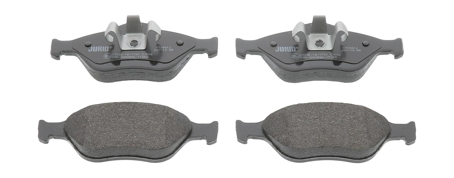 Bremsbelagsatz, Scheibenbremse