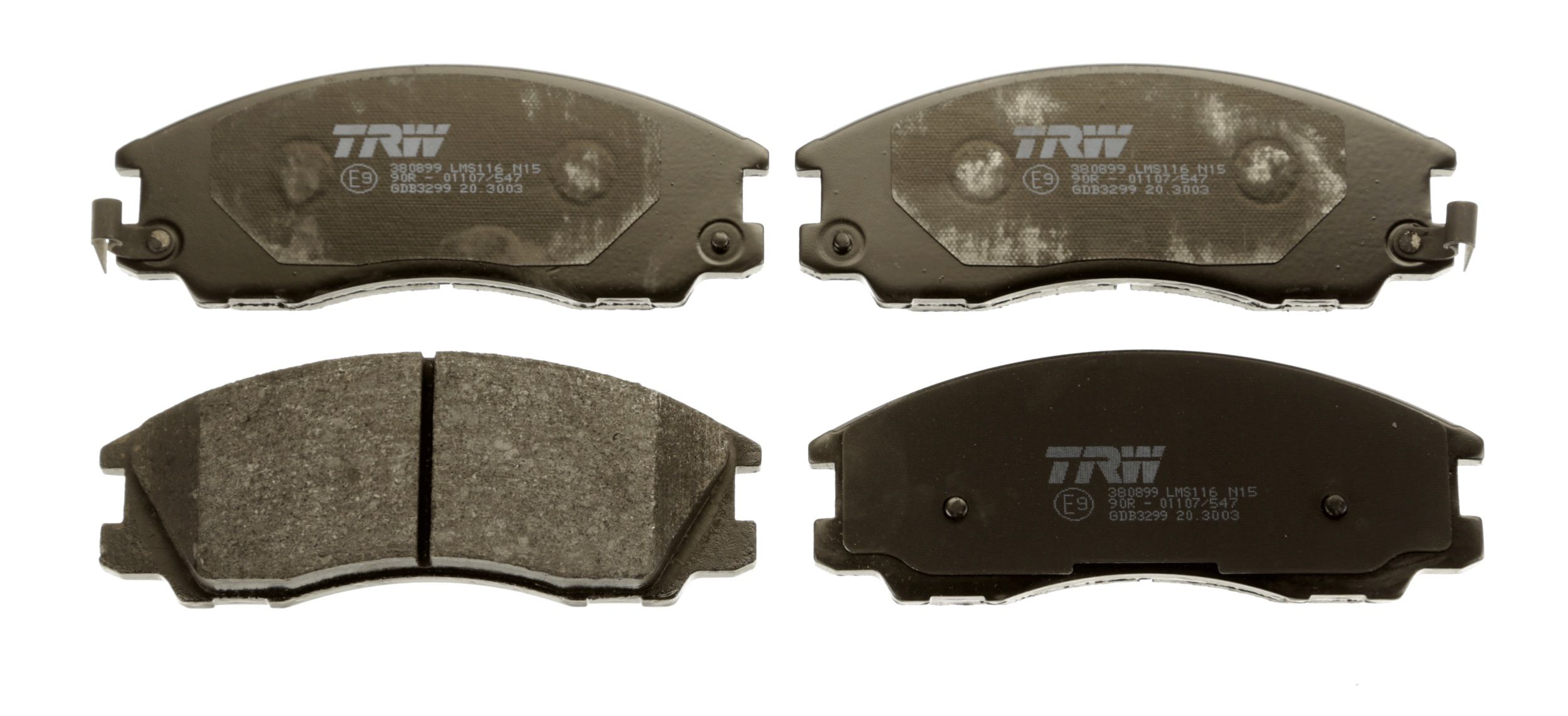TRW DISC BRAKE PADS - TecDoc 2
