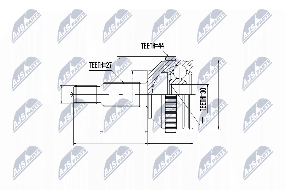 Gelenksatz, Antriebswelle