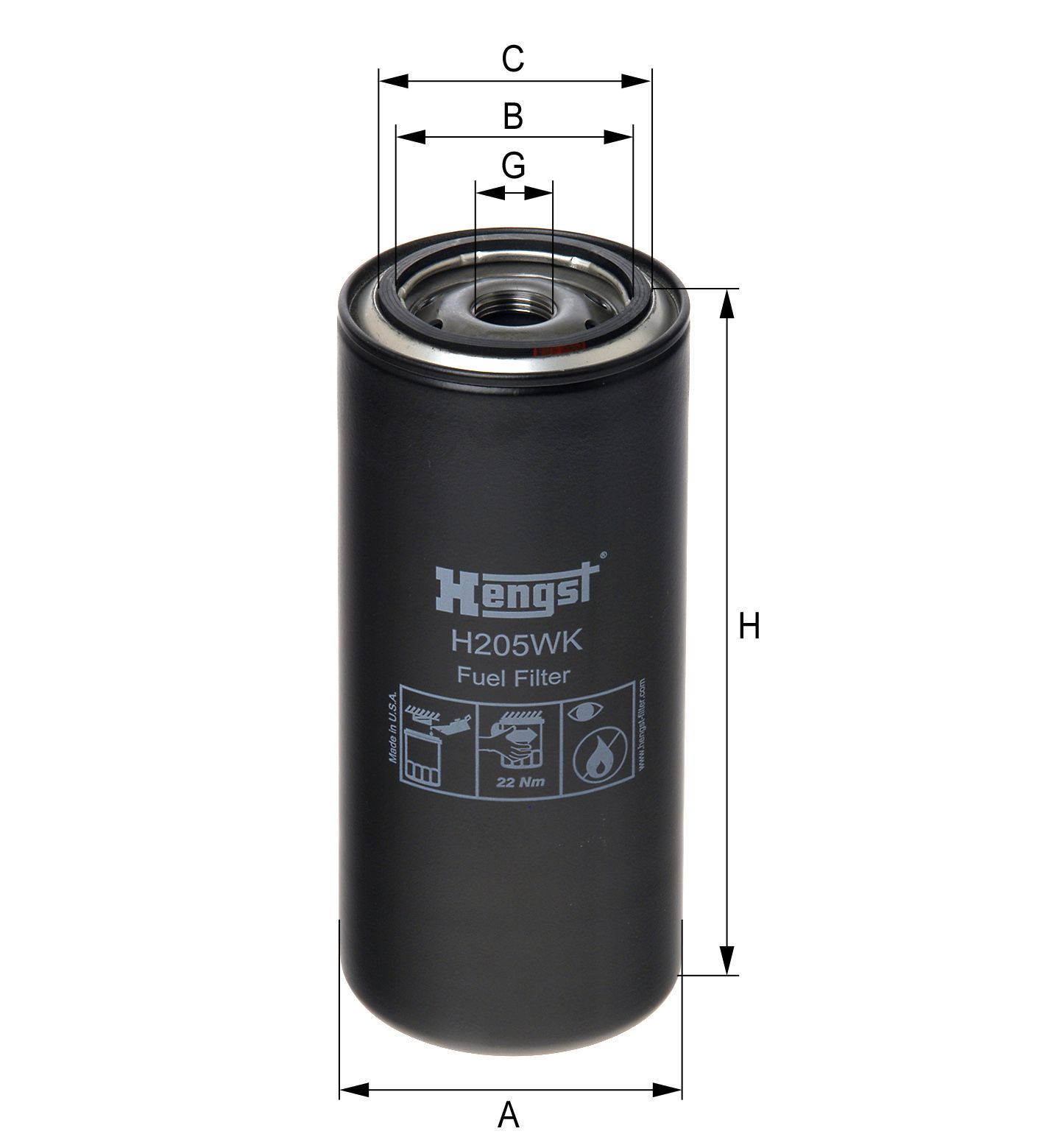 Filtro combustible