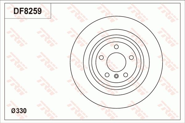 TRW BRAKE DISC - TecDoc Only