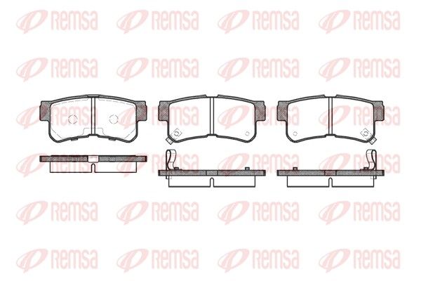 Premium Rear Brake Pad Set Premium Rear Brake Pad Set