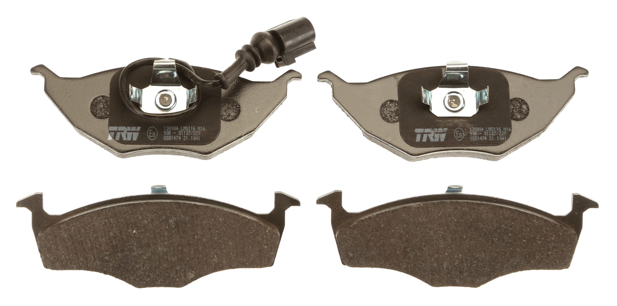 TRW DISC BRAKE PADS - TecDoc 2