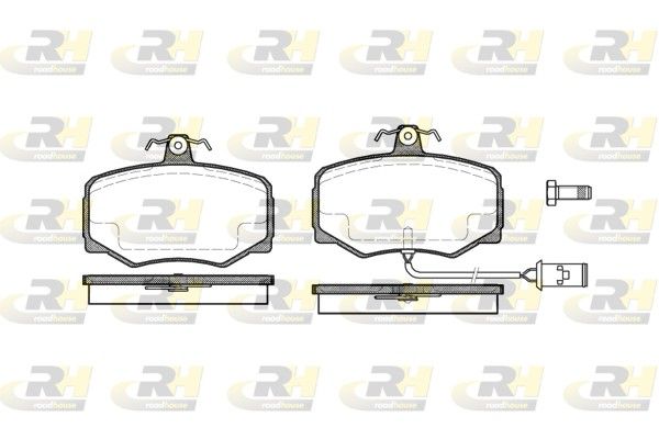 Bremsbelagsatz, Scheibenbremse