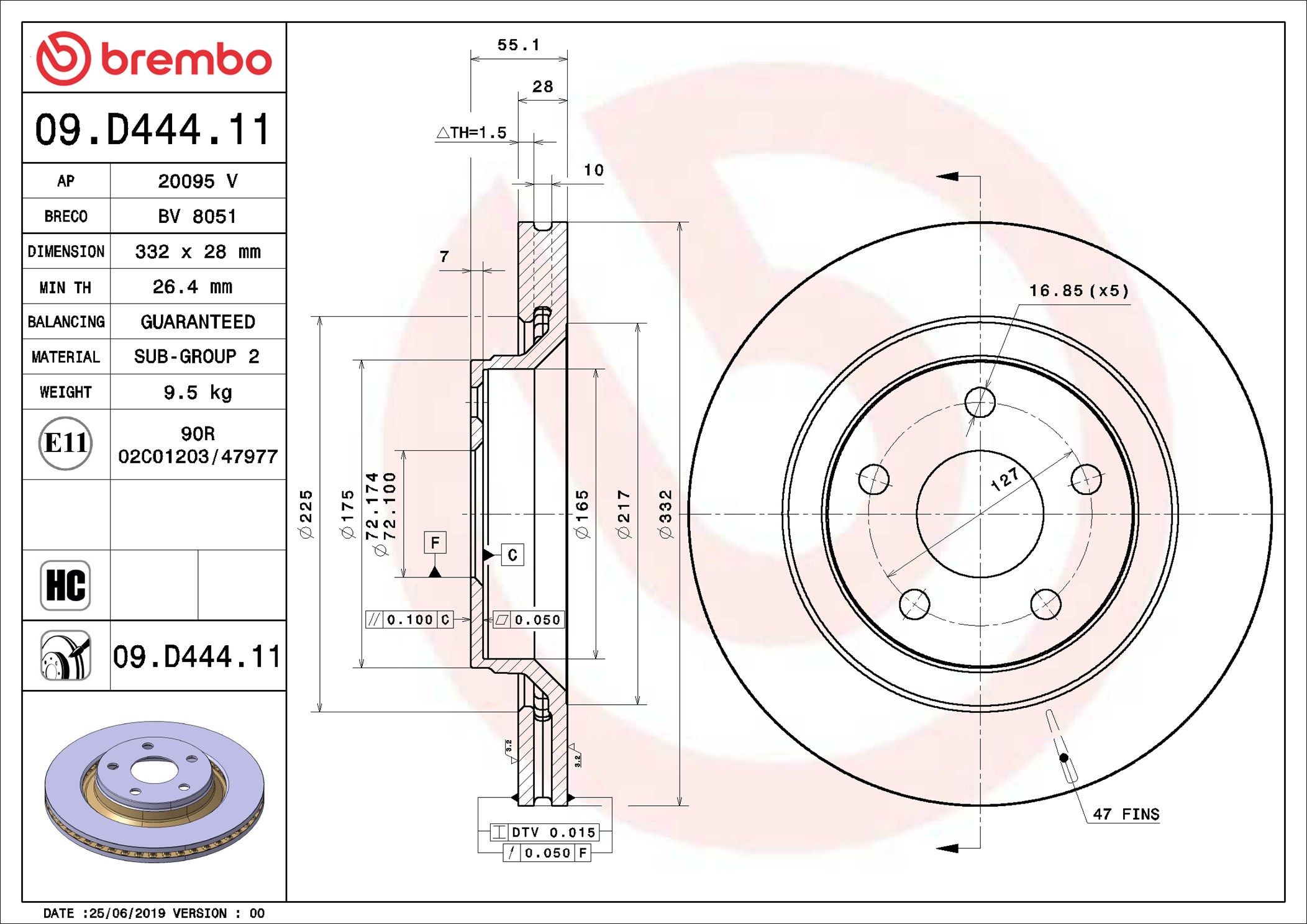 JEEP WRANGLER UNLIMITED SPORT JK 12-18 (FRT) - TecDoc 2