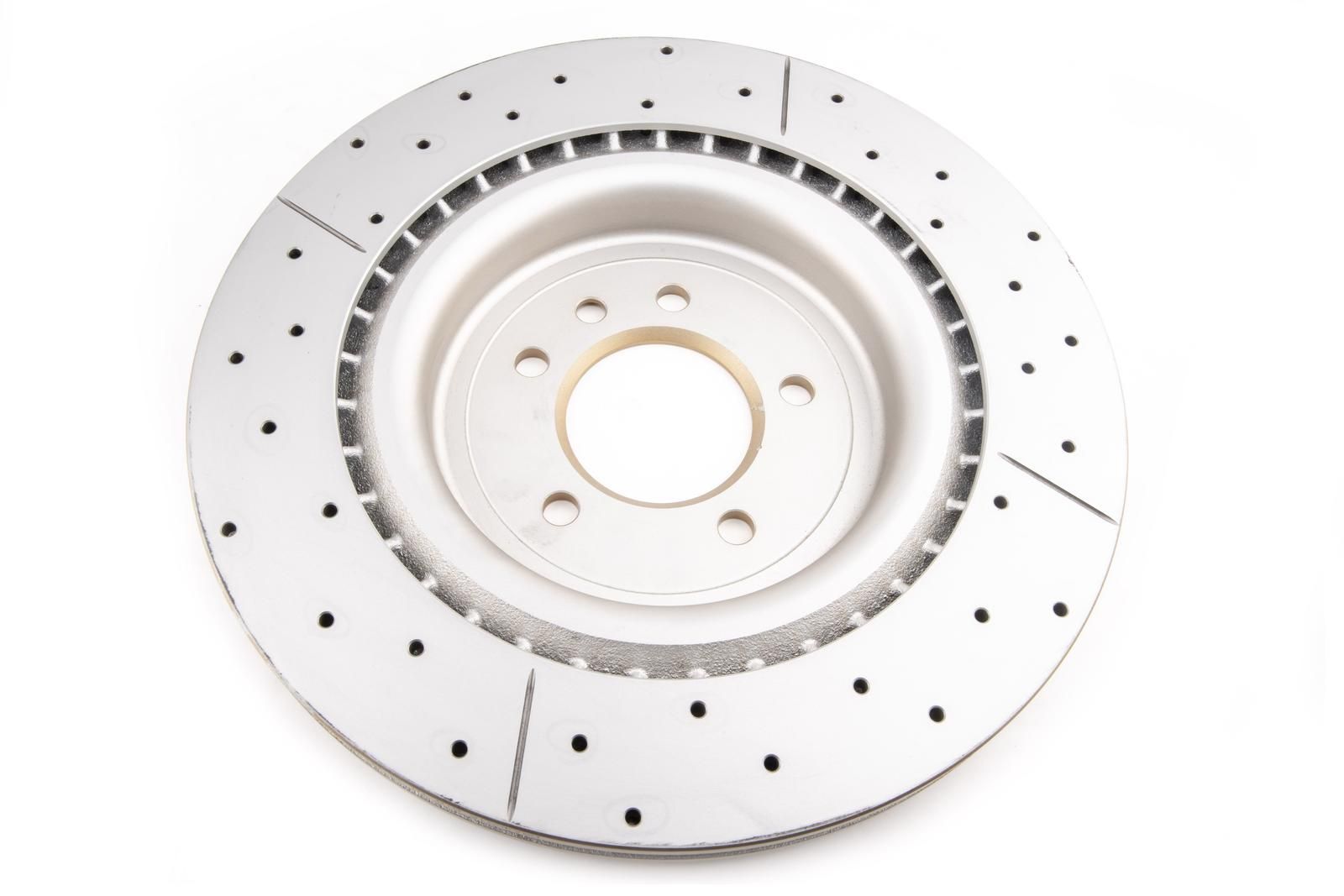 Street Gold Cross-drilled/slotted PP [ Land Rover/Range Rover LG Series L405 13-> & Range Rover Sport LW Series L494 13-> R ] - TecDoc 2