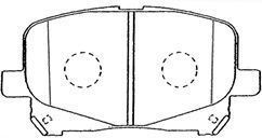 Juego de balatas de freno