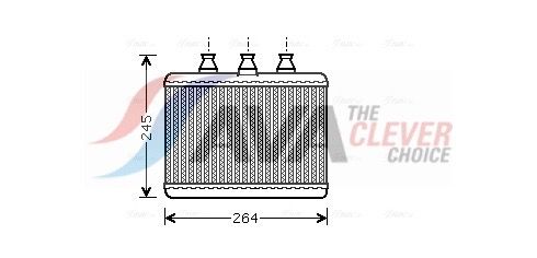 Wärmetauscher, Innenraumheizung