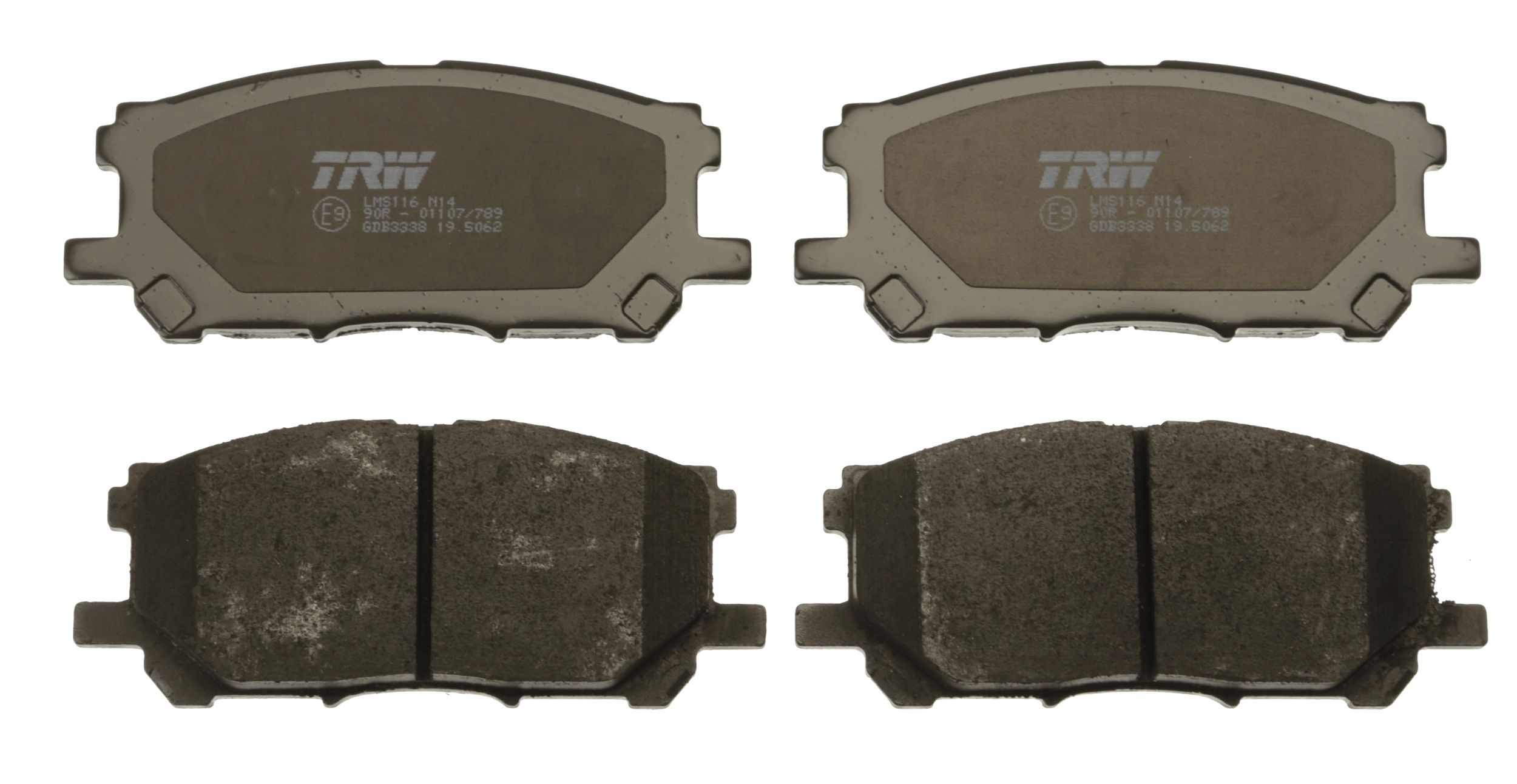 TRW DISC BRAKE PADS - TecDoc 2