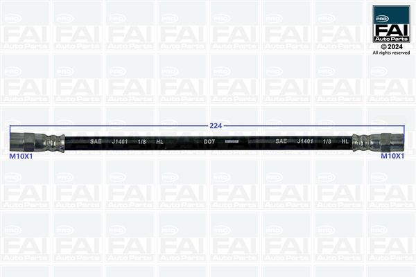 FPBH207 FAI AutoParts PRO fékcső