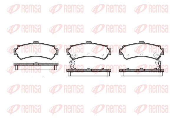 Premium Rear Brake Pad Set