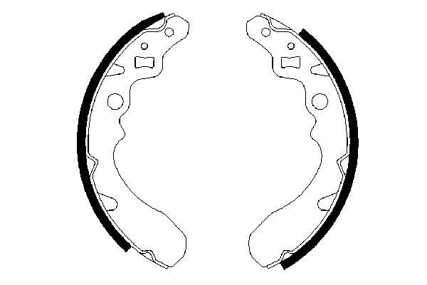 Brake Shoe Set 0 986 487 504