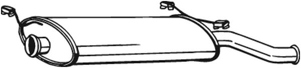 135-241 KH hátsó hangtompító