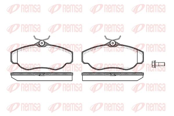 Brake Pad Set, disc brake 0576.00