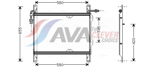DF5022 AVA QUALITY COOLING kondenzátor, klíma