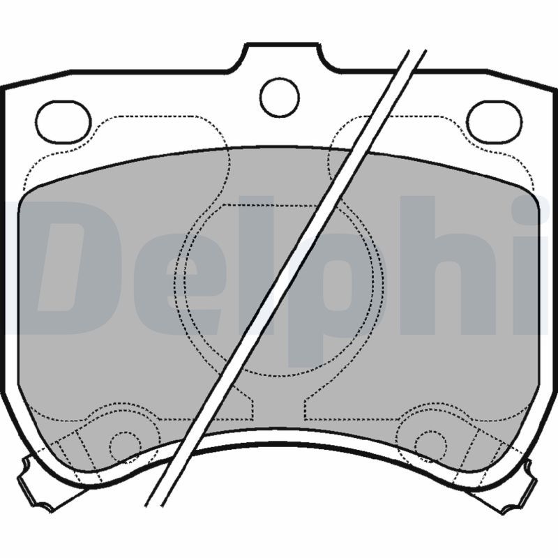 Brake Pad Set, disc brake LP620