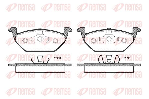 Premium Front Brake Pad Set Premium Front Brake Pad Set