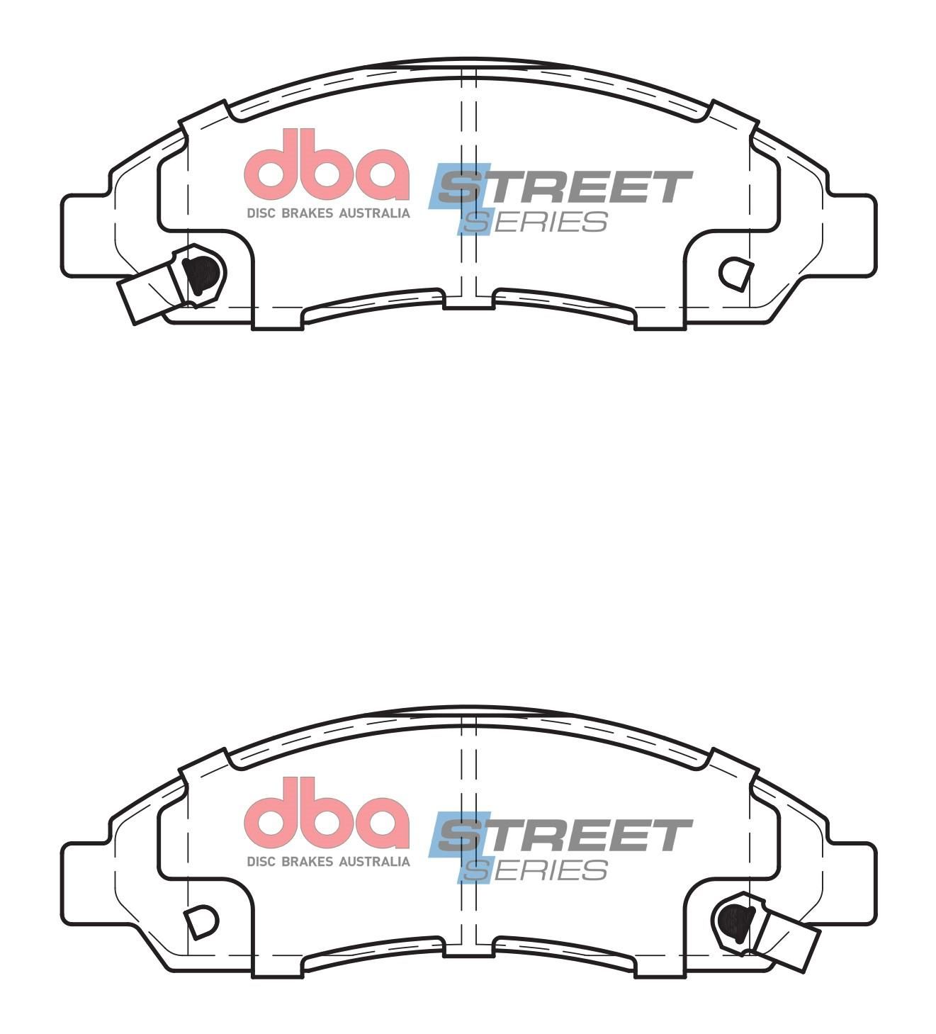 DBA SS STREET SERIES BRAKE PADS [ Holden & Isuzu 2002-2014 F ] - TecDoc Only