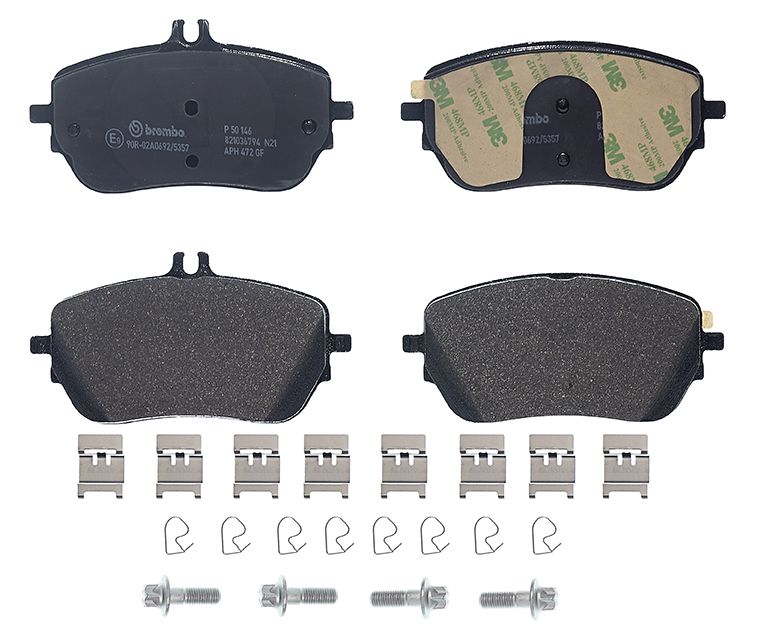 Brembo P 50 146 Bremsbelagsatz, Scheibenbremse