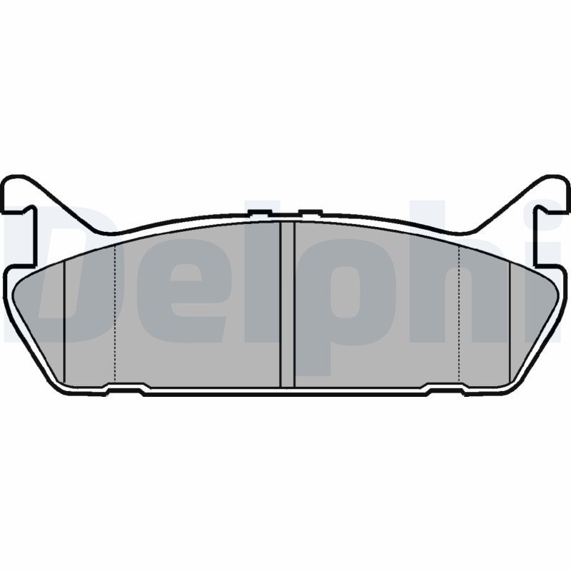 Brake Pad Set, disc brake LP931