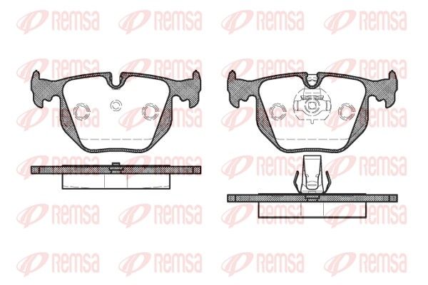 Premium Rear Brake Pad Set Premium Rear Brake Pad Set