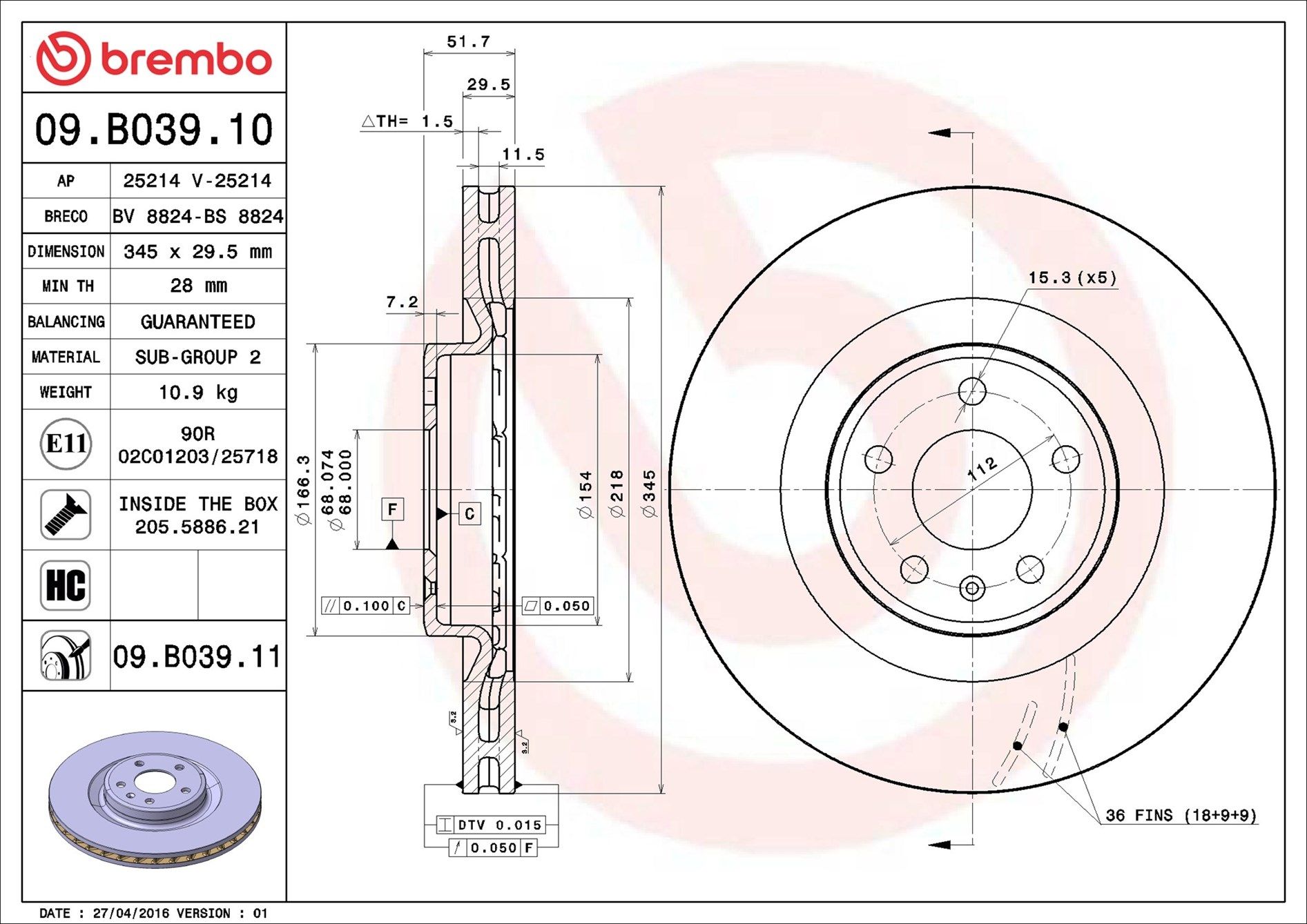 AUDI Q5 09-17 (FRT) - TecDoc 1