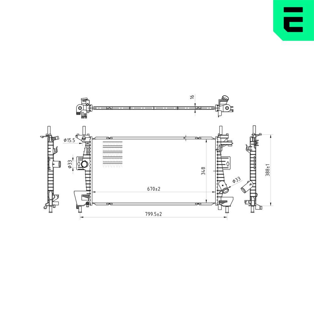Kühler, Motorkühlung