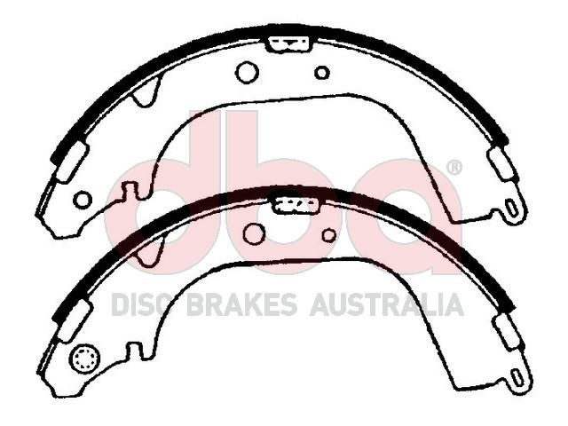 Street Series Brake Shoes [Toyota Cruiser/Prado 295mm] - TecDoc Only