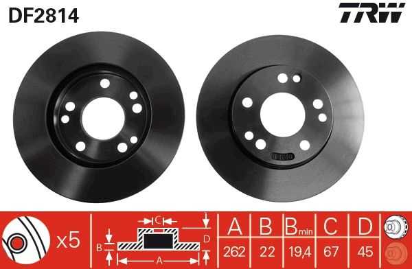 PAIRE DE DISQUES  9900