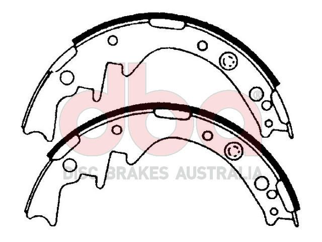 Street Series Brake Shoes [Toyota Hi-Ace/Hi-Lux 1976-88 254mm] - TecDoc Only