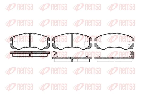 Brake Pad Set, disc brake 0425.02