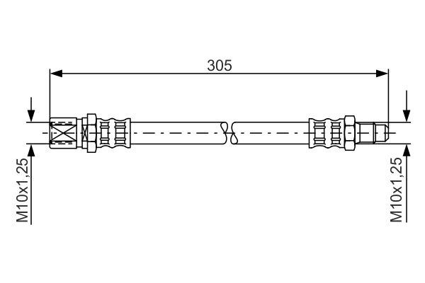 Brake Hose 1 987 476 003