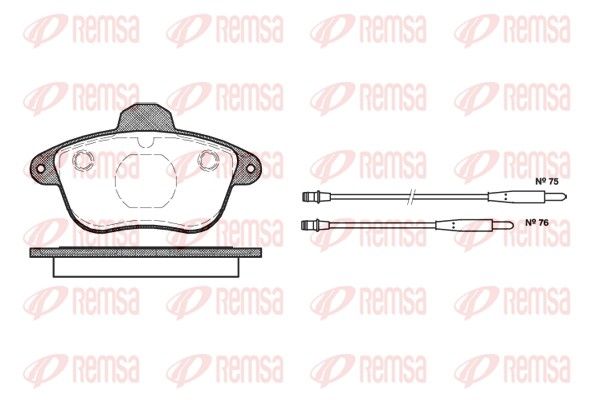 Brake Pad Set, disc brake 0401.04