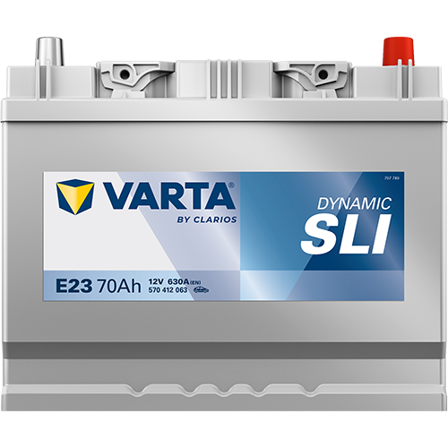 VARTA BLUE dynamic E23 12V 70Ah 630 A/EN gef&uuml;llt