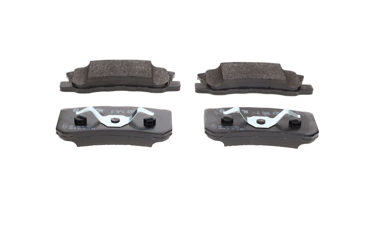 Brake Pad Set, disc brake 0 986 495 172