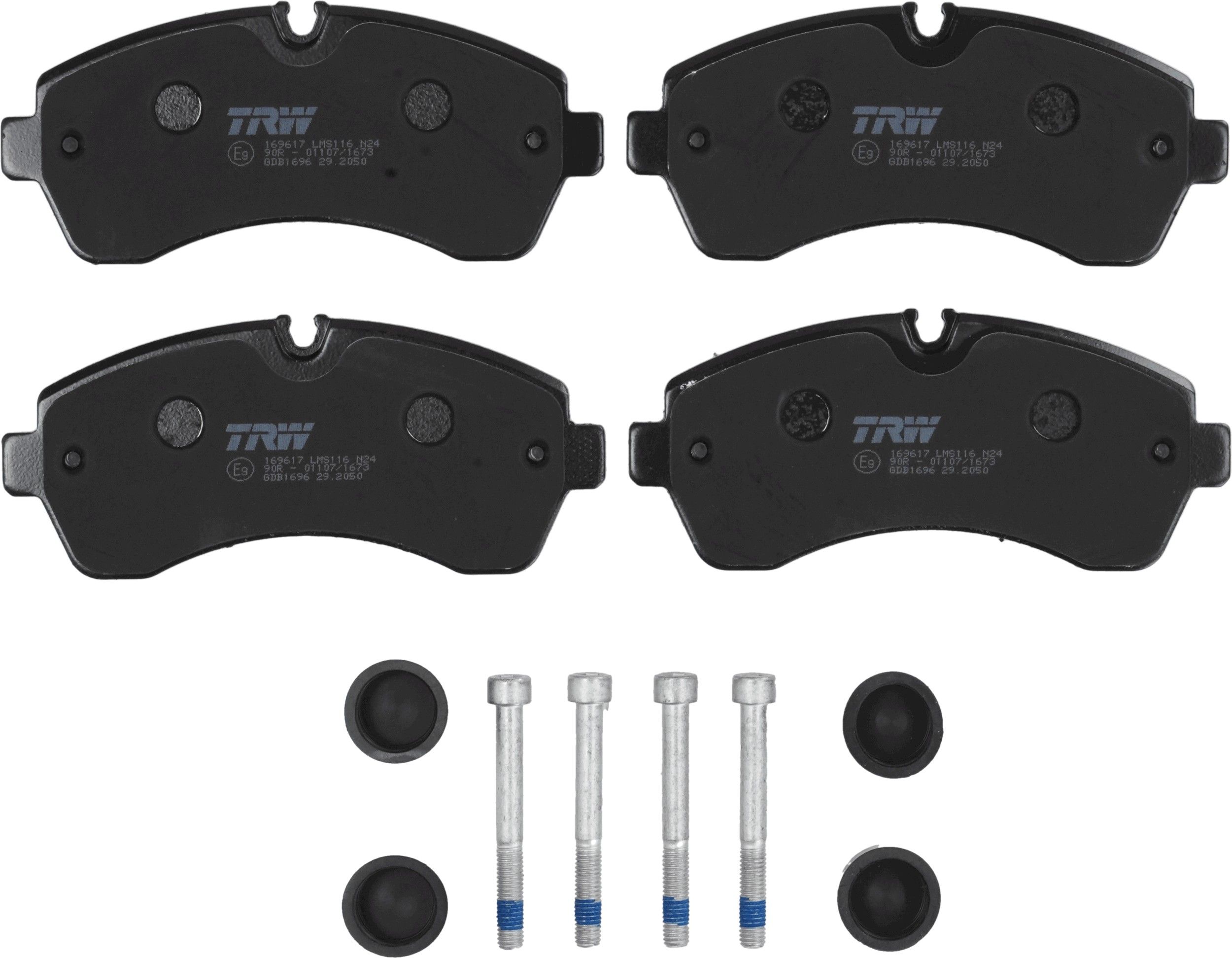 TRW DISC BRAKE PADS - TecDoc 2