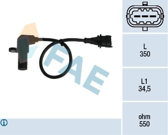 Sensor, crankshaft pulse 79069