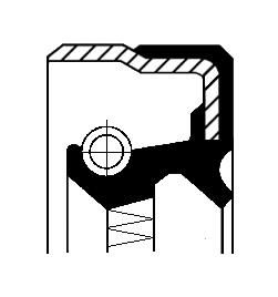 CORTECO 01019205B Shaft Seal, wheel hub