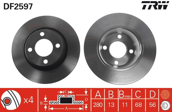 PAIRE DE DISQUES  9900