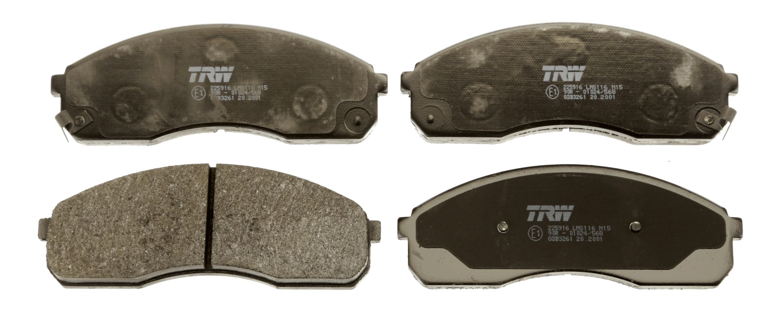 TRW DISC BRAKE PADS - TecDoc 2