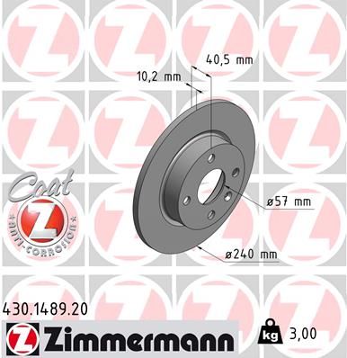 Brake Disc 430.1489.20