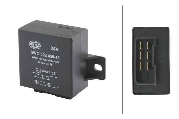 5WG 002 450-121 HELLA relé, törlési intervallum