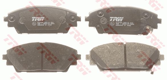 TRW DISC BRAKE PADS - TecDoc 2